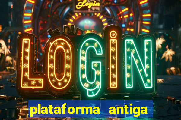 plataforma antiga de jogos